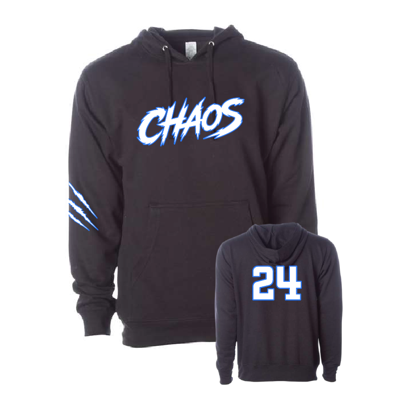 Midweight Hoodie - Black | Chaos