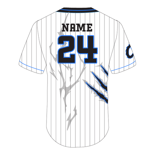 2 Button Jersey - White | Chaos