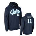 Fleece Linup Hoodie – Navy | Colts Baseball