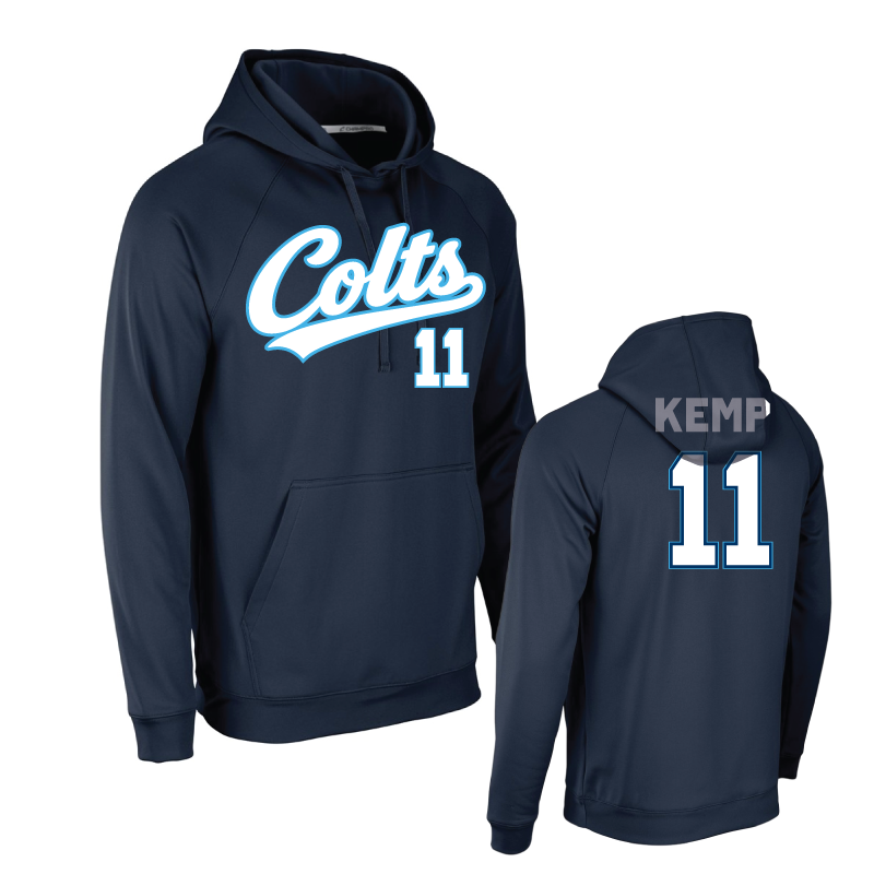 Fleece Linup Hoodie – Navy | Colts Baseball