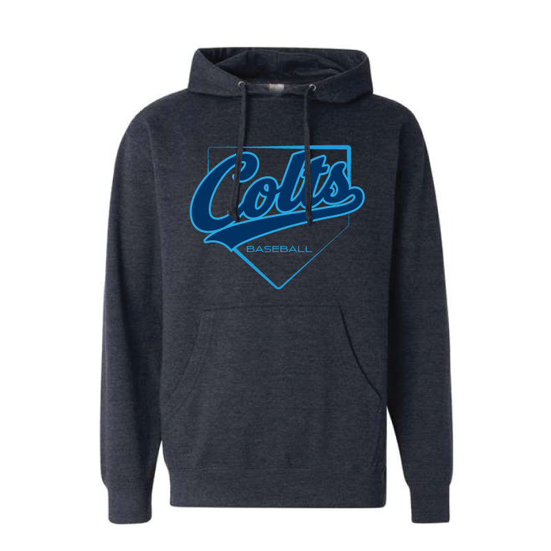 Midweight Hoodie - Navy | Colts Baseball