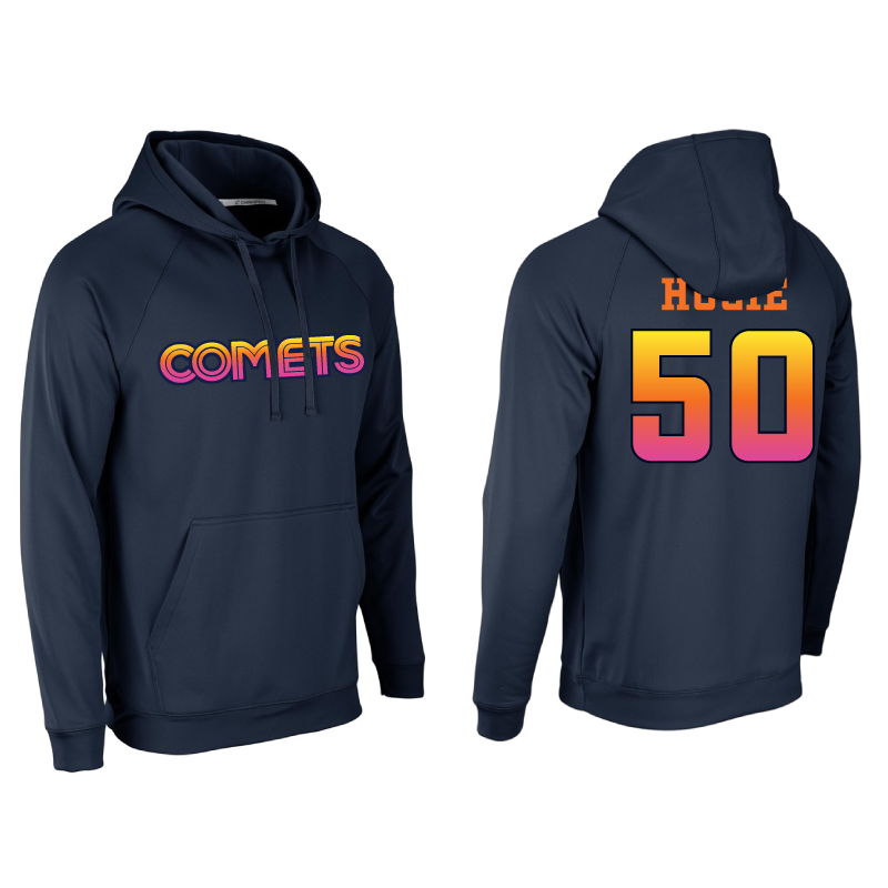 Fleece Linup Hoodie – Navy | Comets Baseball