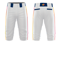 Youth Piped Knicker - White Pinstripe | Comets Baseball