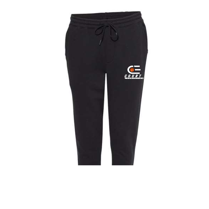 Cropped Sweats - Black | Court Evolution