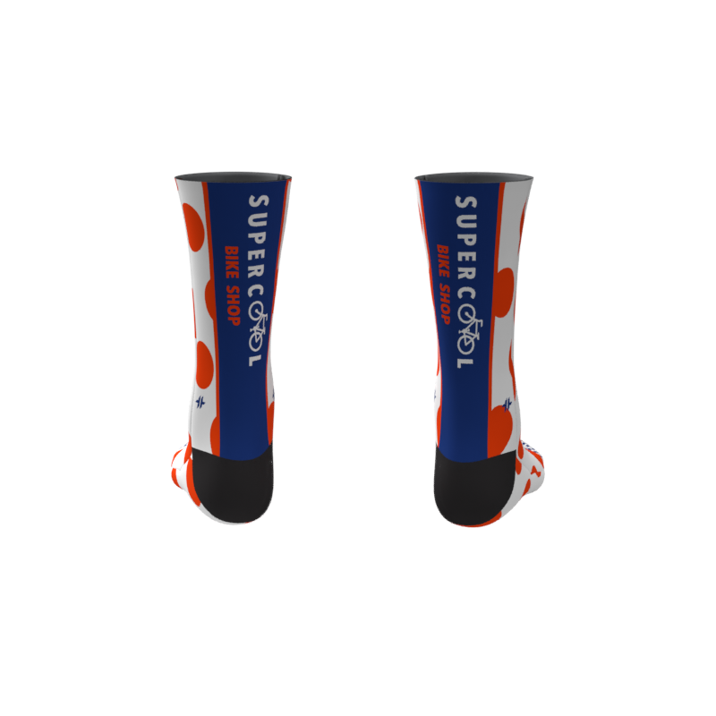Sublimated Socks - Orange | Super Cool Racing