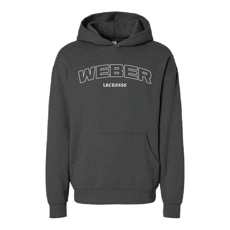 Heavyweight Hoodie - Asphalt | Weber Lacrosse
