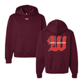 Heavyweight Hoodie - Maroon | Weber Lacrosse