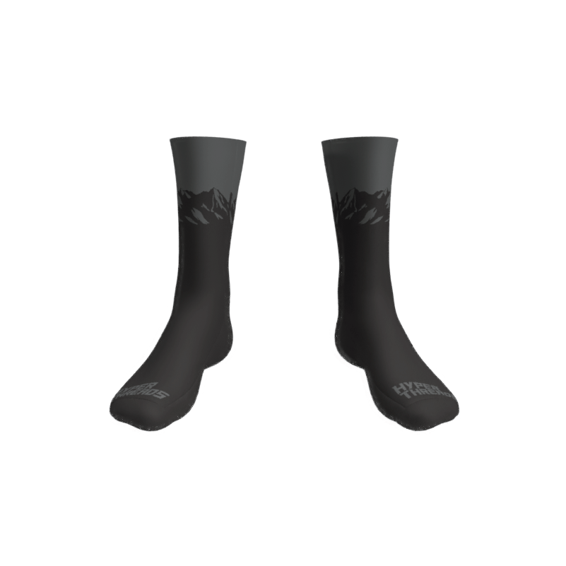 Sublimated Socks - Black | Weber Lacrosse