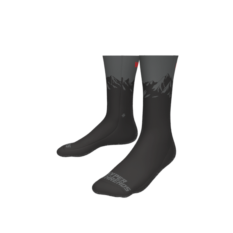 Sublimated Socks - Black | Weber Lacrosse