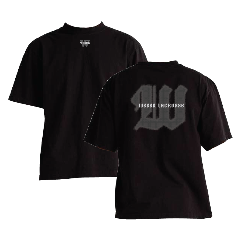 Heavyweight Crewneck - Black | Weber Lacrosse