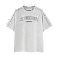 Oversized Contrast Crewneck | Weber Lacrosse