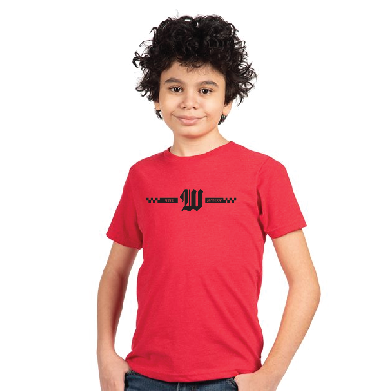 Youth Tee Shirt - Red | Weber Lacrosse