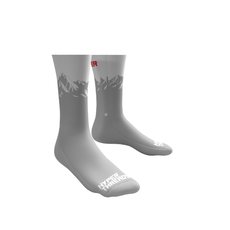 Sublimated Socks - White | Weber Lacrosse
