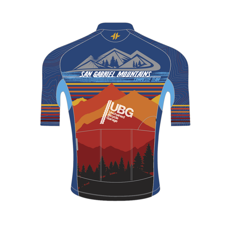 San Gabriel Mountains - Elite Jersey - Back San Gabriel Mountains - Elite Jersey - Back