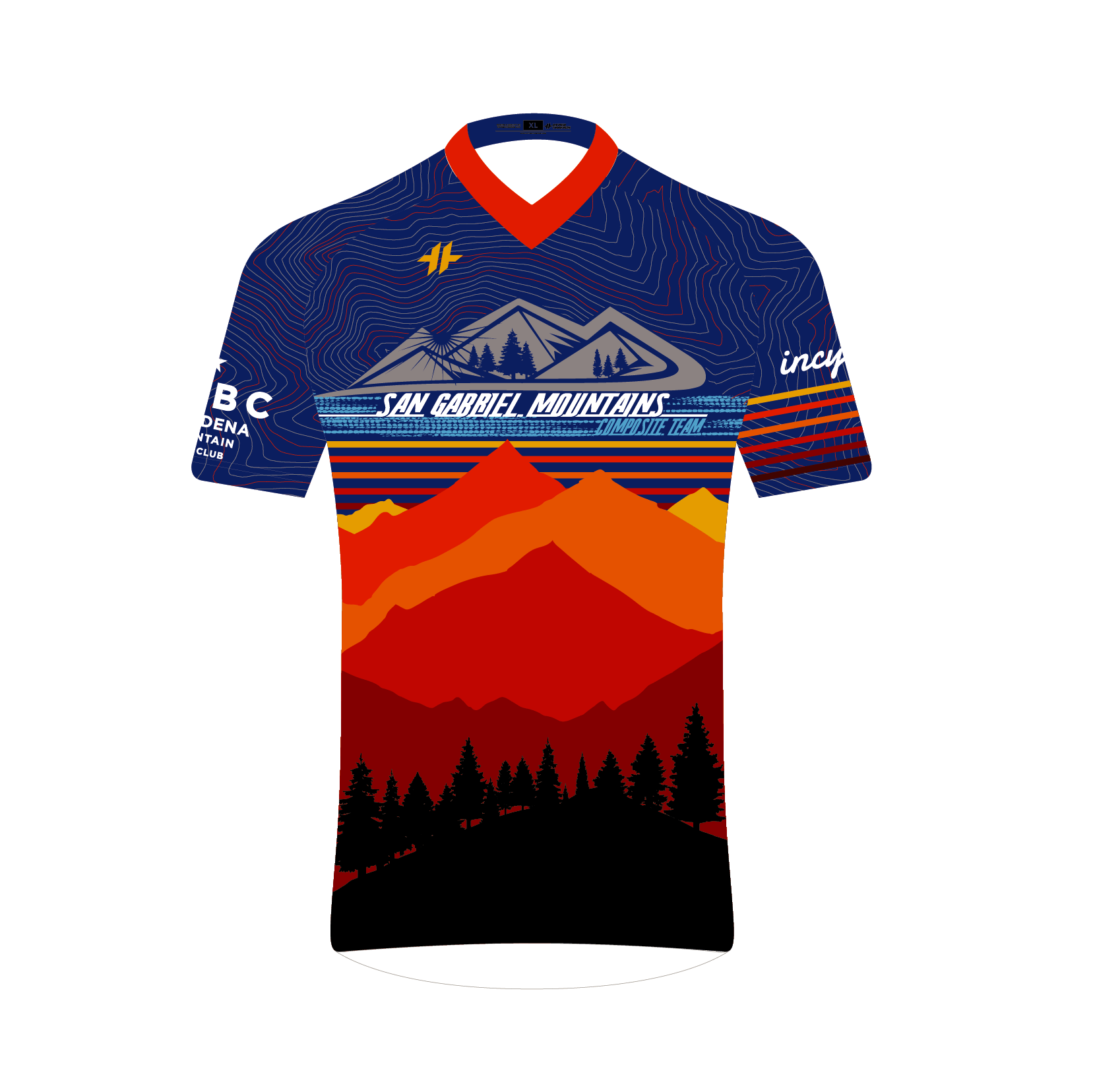 SS DH Jersey | San Gabriel Mountains Composite – Hyperthreads