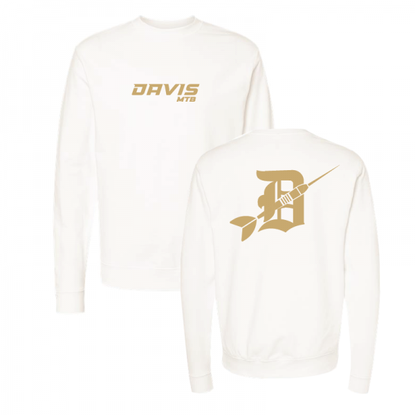 Davis High White Midweight Sweatshirt