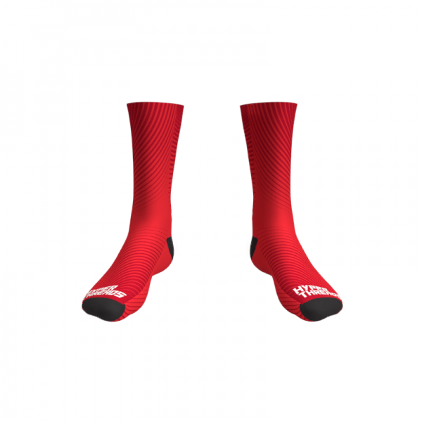 East-High-MTB-Team-Sublimated-Sock-Front