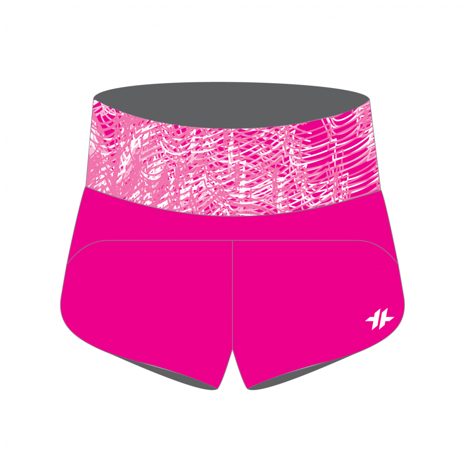 Rampage-Racing-Womens-Run-Shorts-Pink-Back