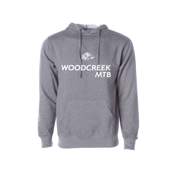 Woodcreek MTB-Midweight Hoodie Grey-Front