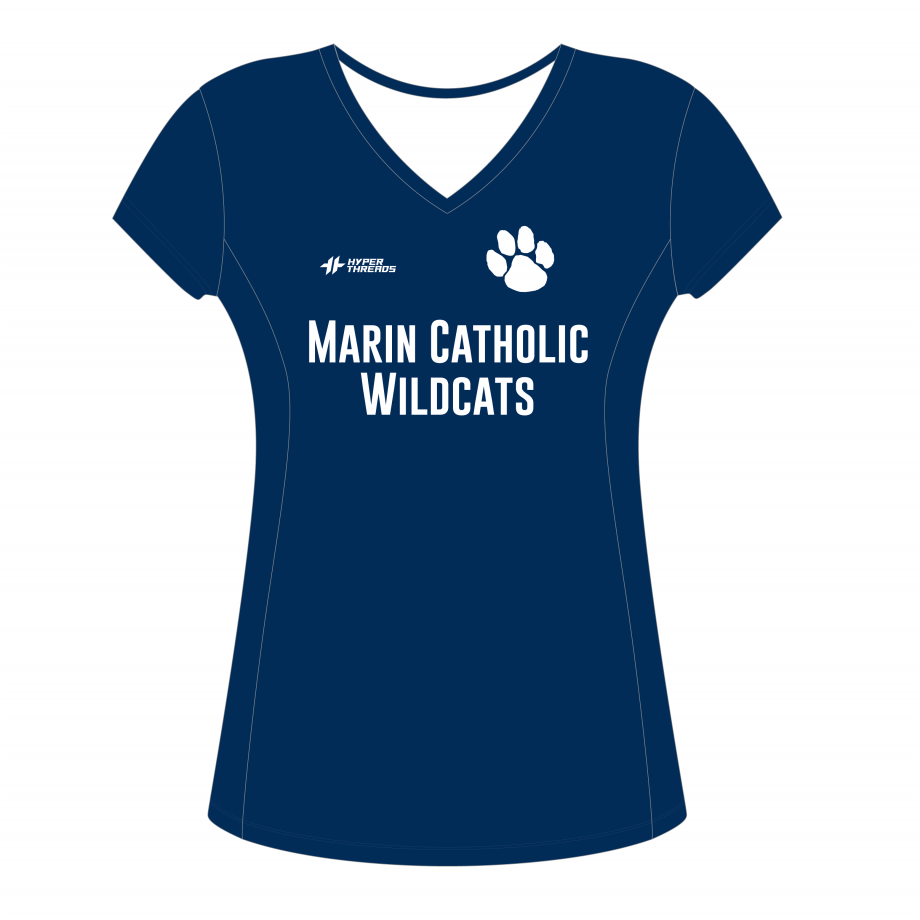 Marin-Catholic-Pro-tech-T-Women-Front