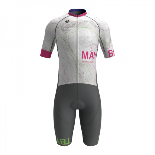 Maybird 2026 Short Sleeve Race Day Suit TOPO-Front