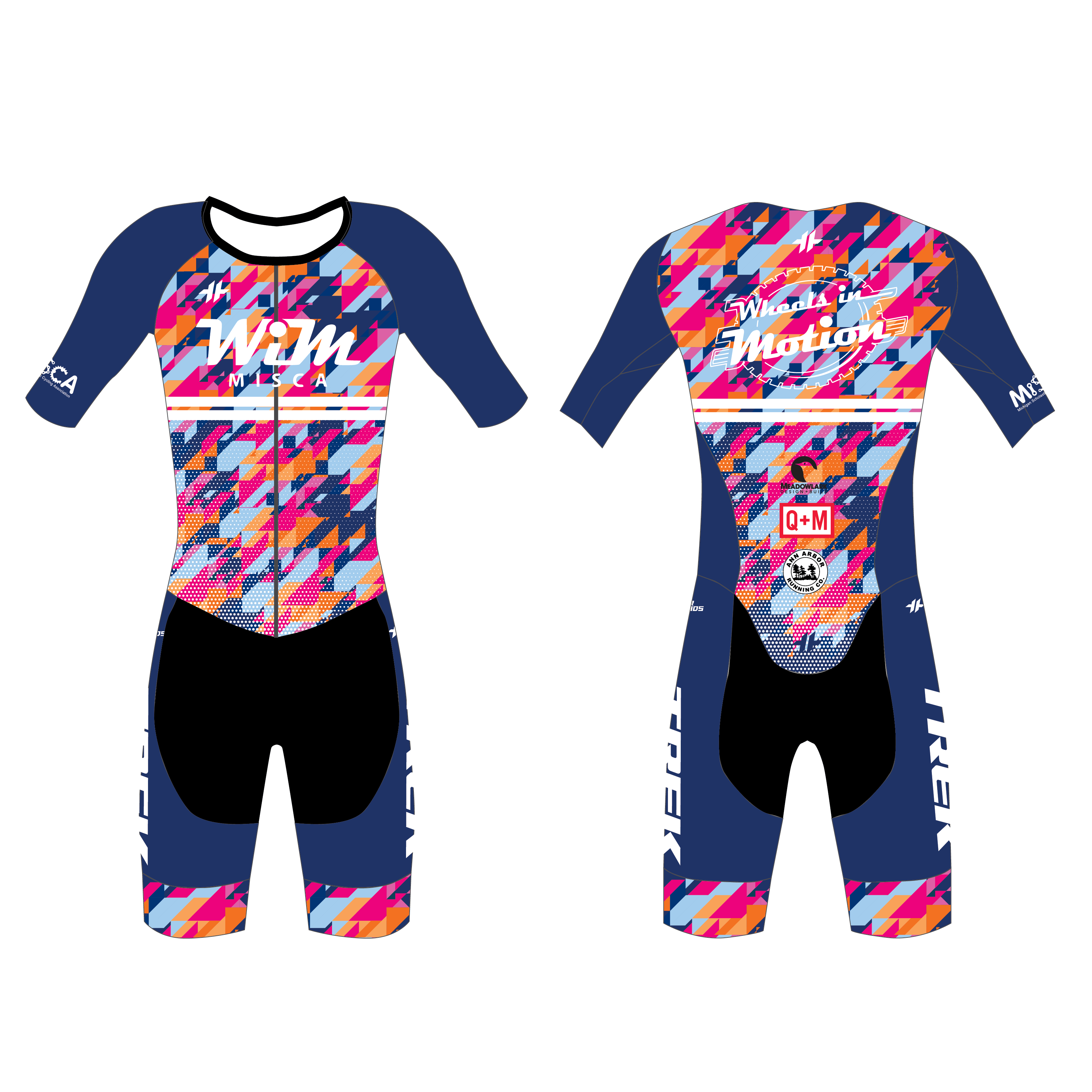 Short Sleeve Aero Skinsuit | Wheels in Motion – Hyperthreads