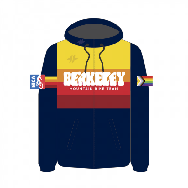 Berkeley MTB-Full Zip Rain Jacket-Front