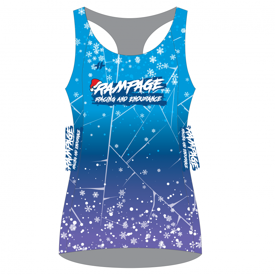 Rampage-Racing-Christmas-Sweater-Singlet-Women-Front-NEW