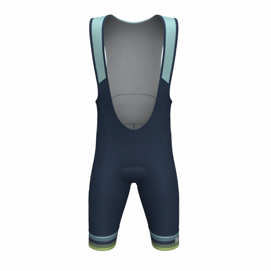 BrainStoke Dyed Navy Venture Bib- front