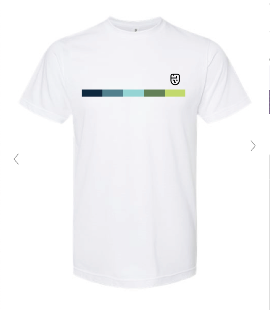 white strip tshirt