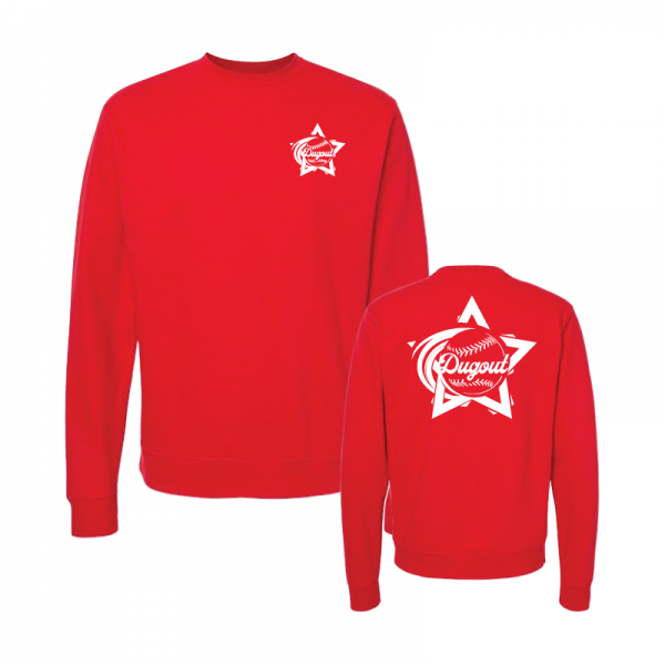 Dugout-Stars-Midweight-Crew-Red