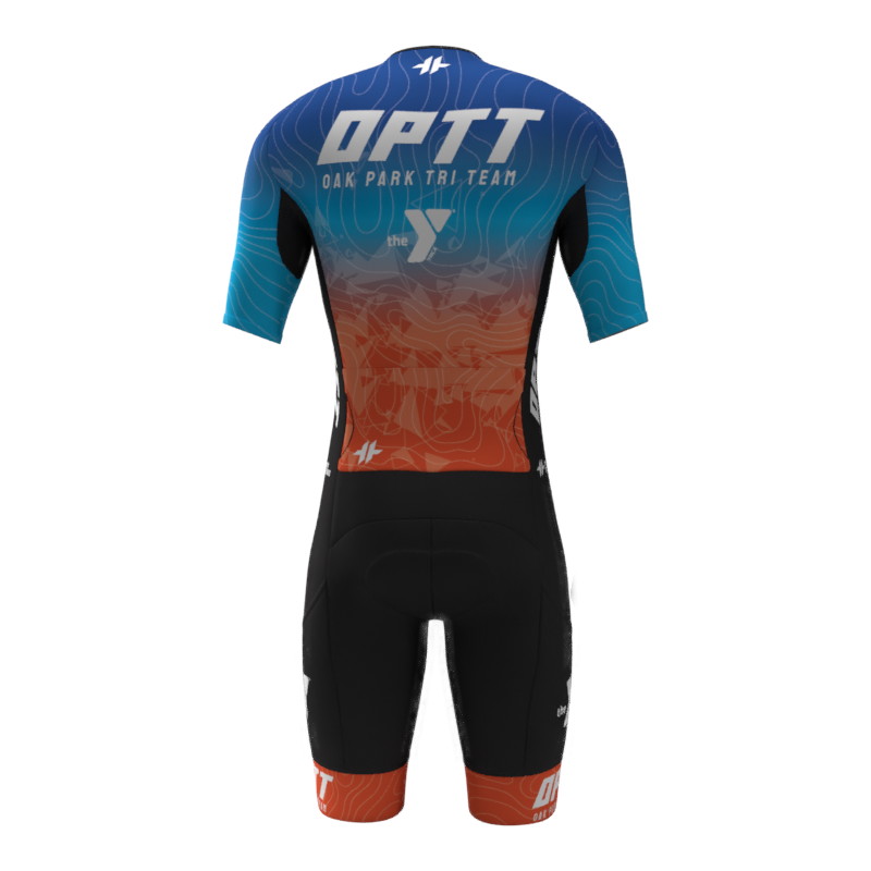 Oak Park Tri Team Venture Aero Tri Suit-Back Oak-Park-Tri-Team-Venture-Aero-Tri-Suit-Back