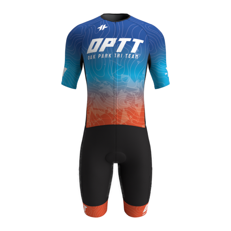 Oak Park Tri Team Venture Aero Tri Suit-Front Oak-Park-Tri-Team-Venture-Aero-Tri-Suit-Front