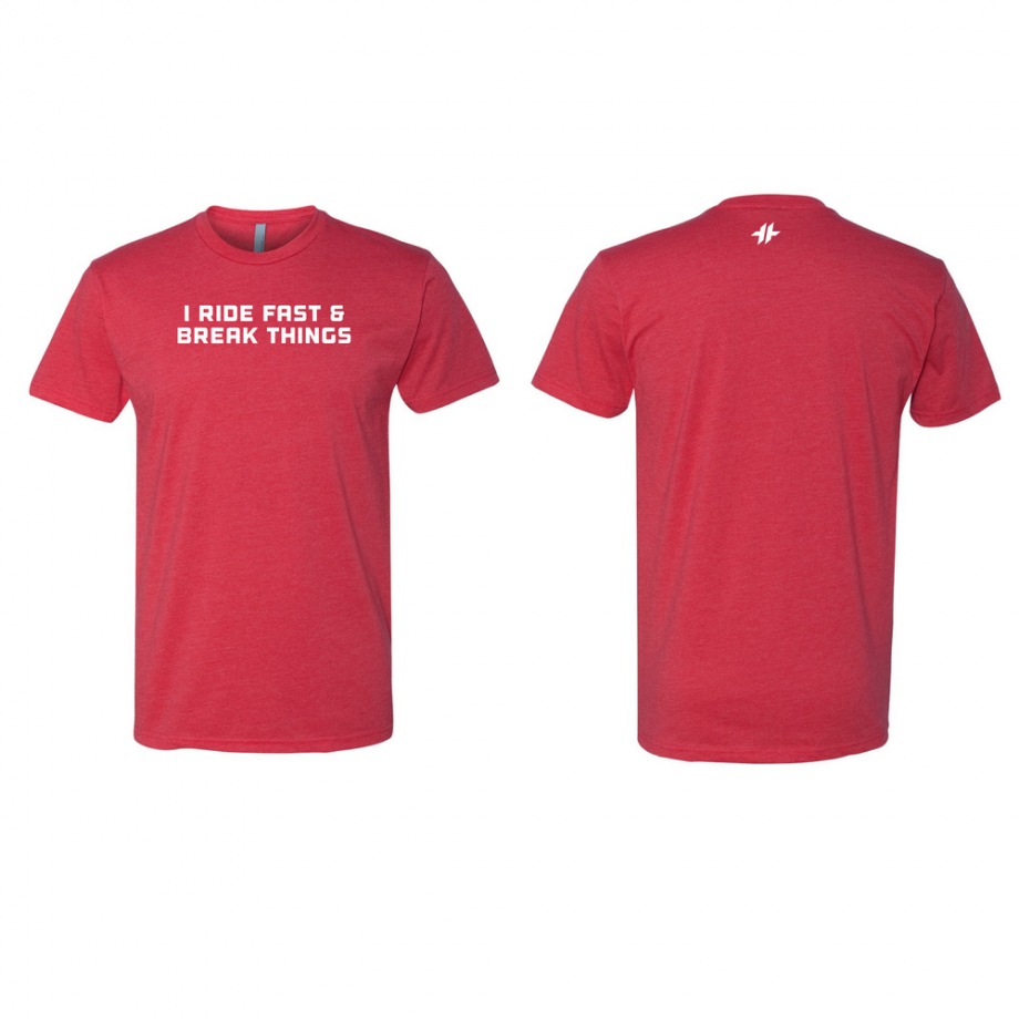 T-Shirt-Ride-Fast-Break-Things-Red-1