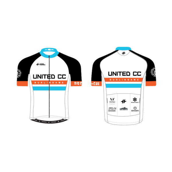 Burlingame 24 Competition Jersey White-Black