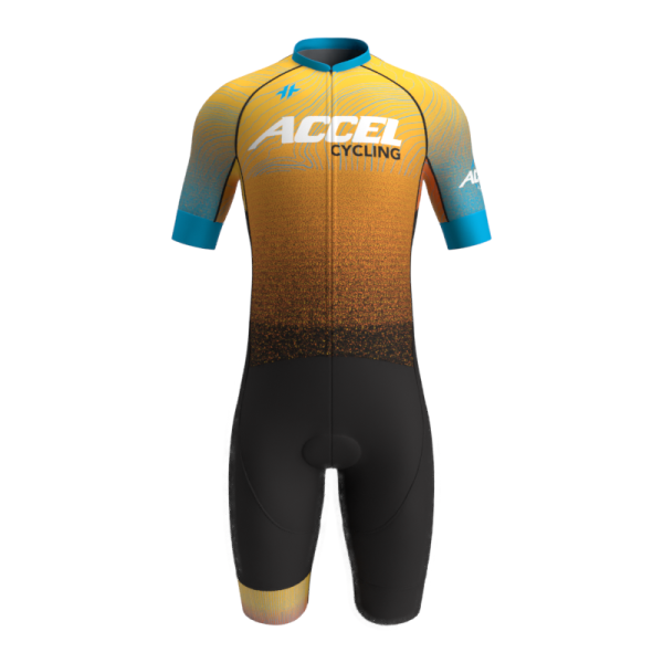 2025 Accel Cycling Short Sleeve Race Day Suit-Front