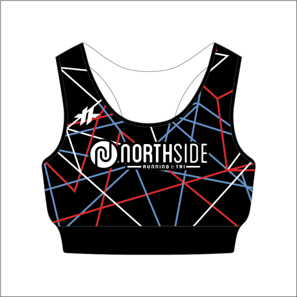 Northside Sports Bra Black Front