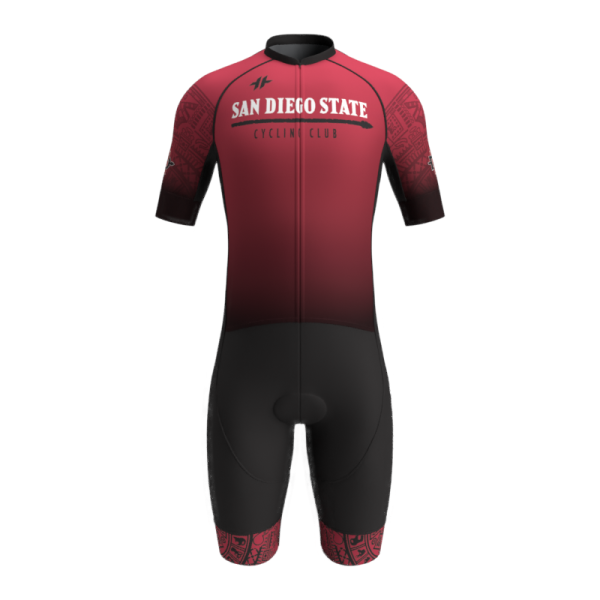 SDSU Short Sleeve Race Day Suit-Front