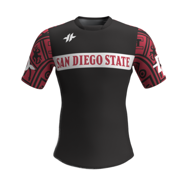 SDSU Trail SS Jersey Men-Front