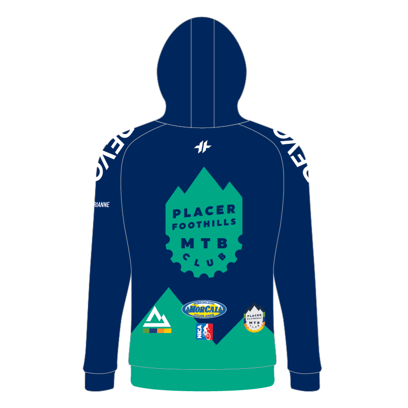 Placer Foothills DEVO Tech Hoodie - Back Placer Foothills DEVO Tech Hoodie - Back