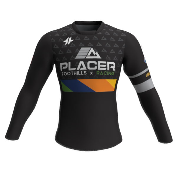 Placer Foothills Trail LS Jersey Men-Front