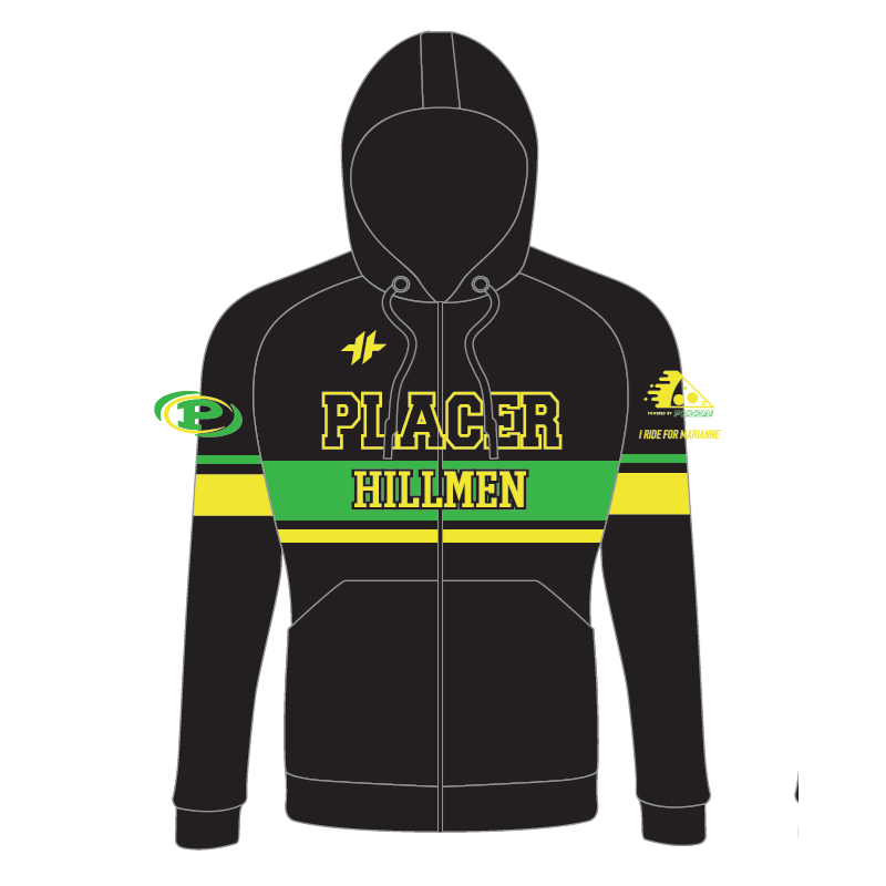 Placer Hillmen Tech Hoodie - Front Placer Hillmen Tech Hoodie - Front