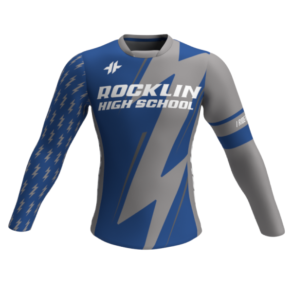 Rocklin HS Trail LS Jersey Men-Front