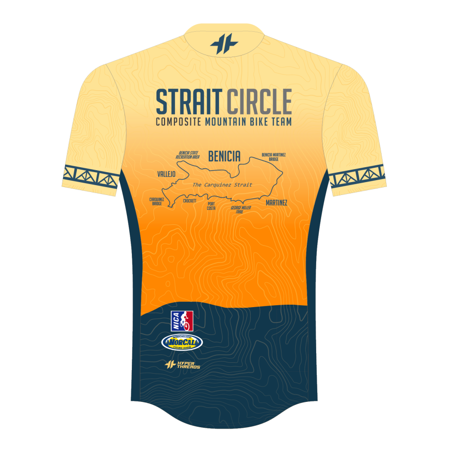 Strait Circle SS Trail Jersey Back