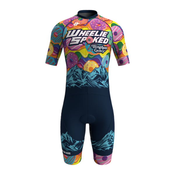 Wheelie Spoked 2025 Short Sleeve Race Day Suit-Front