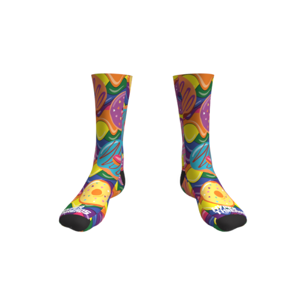 Wheelie Spoked 2025 Sublimated Sock-Front