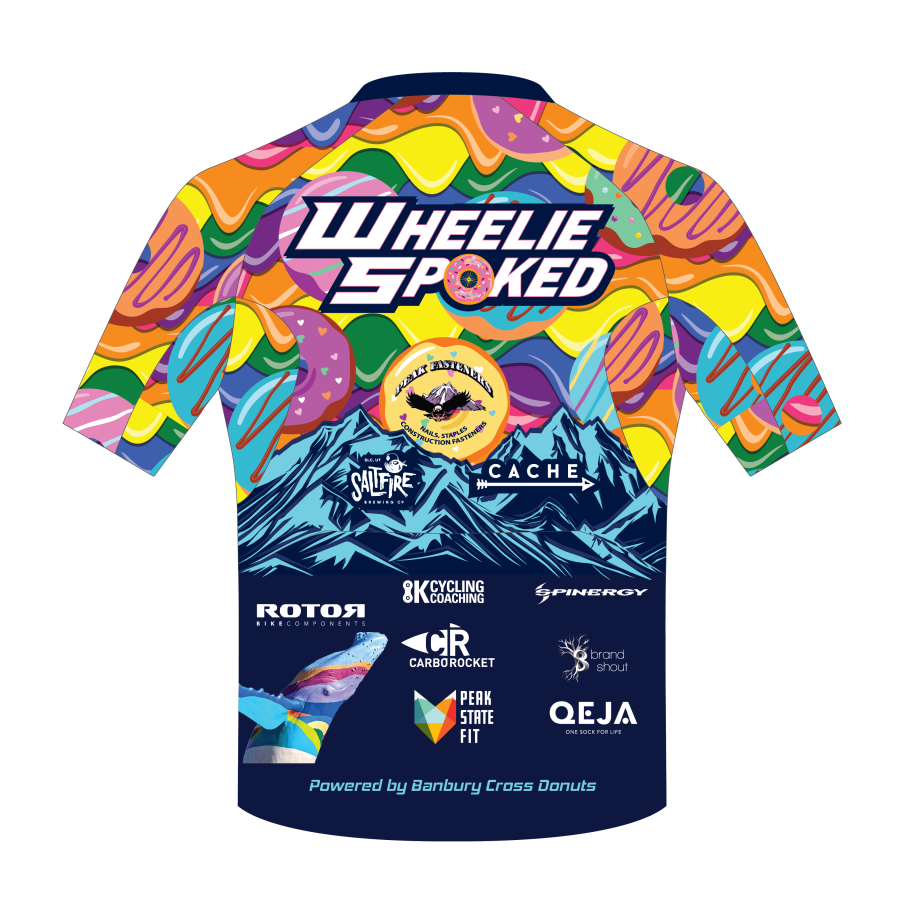 Wheelie Spoked SS PRO Trail Jersey Back