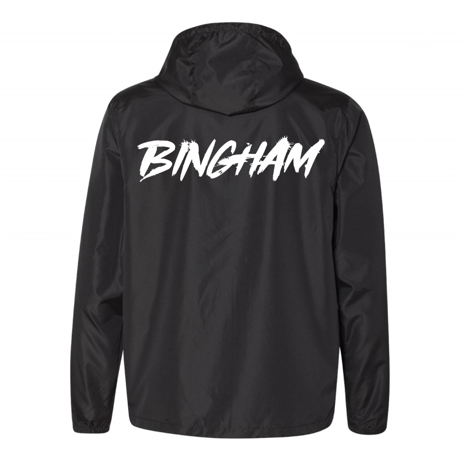Bingham Legend Windbreaker Back Black