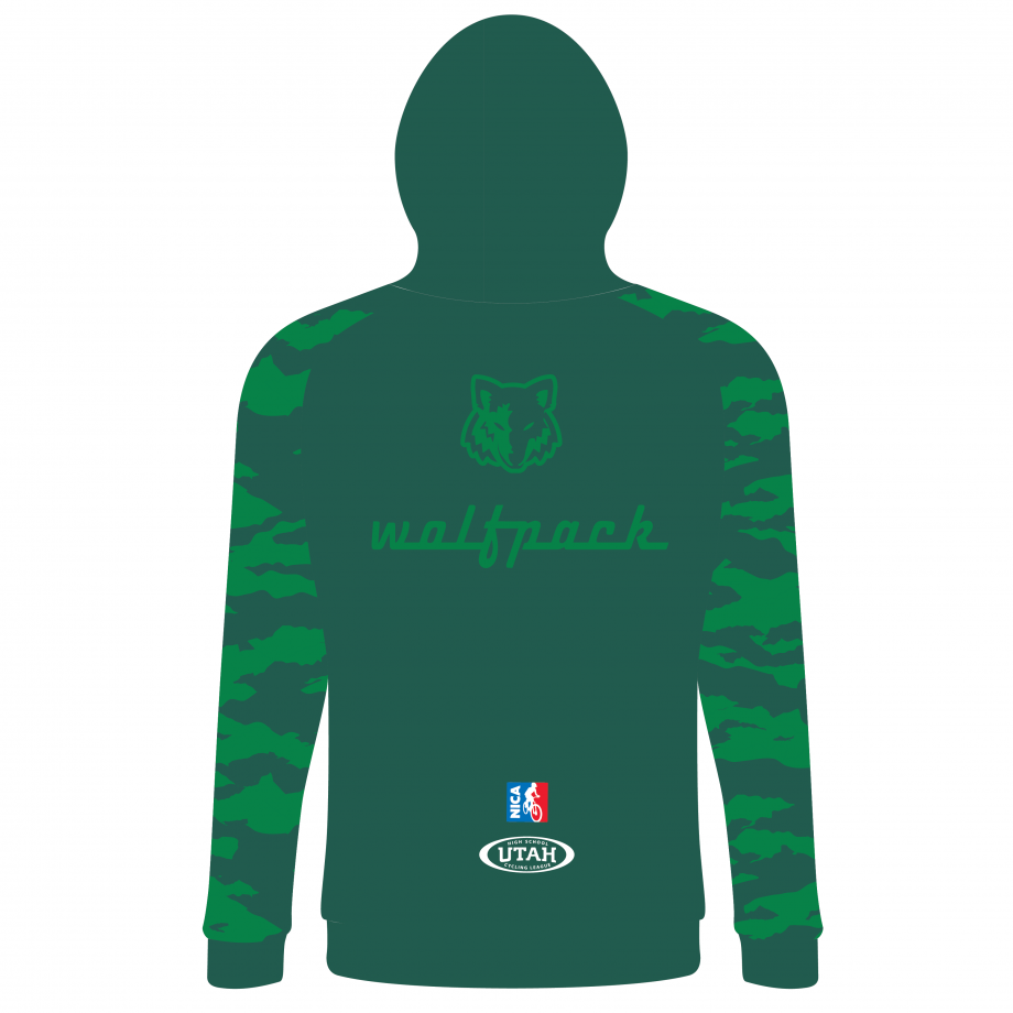 Green Canyon Tech Hoodie Back