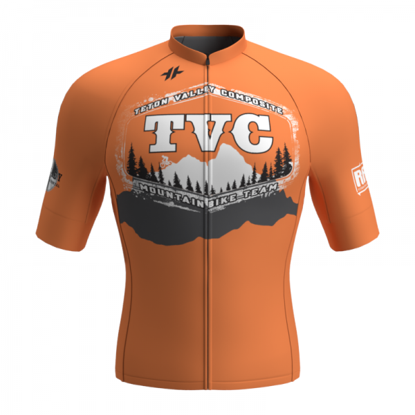 Teton Valley Pro Jersey Men ORANGE-Front